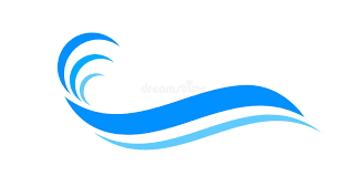 Fale Wodne Niebieski Symbol Woda Fale Jasnoniebieski Morski Symbol Akwa  Przepływająca Grafika Ilustracja Wektor - Ilustracja złożonej z rzeka,  czysty: 196596150
